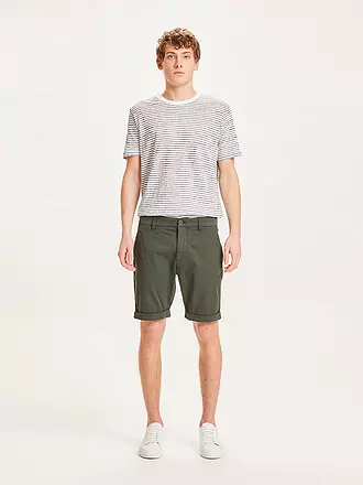 KNOWLEDGE COTTON APPAREL | Short CHUCK | olive